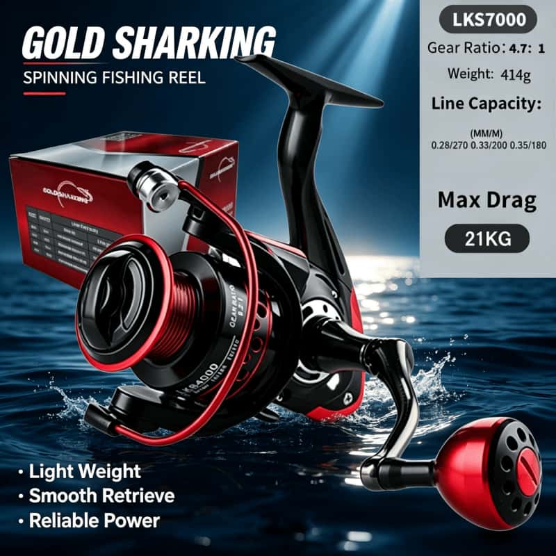 Daiwa Reel Fuego - GOLD SHARKING - Moulinet de pêche