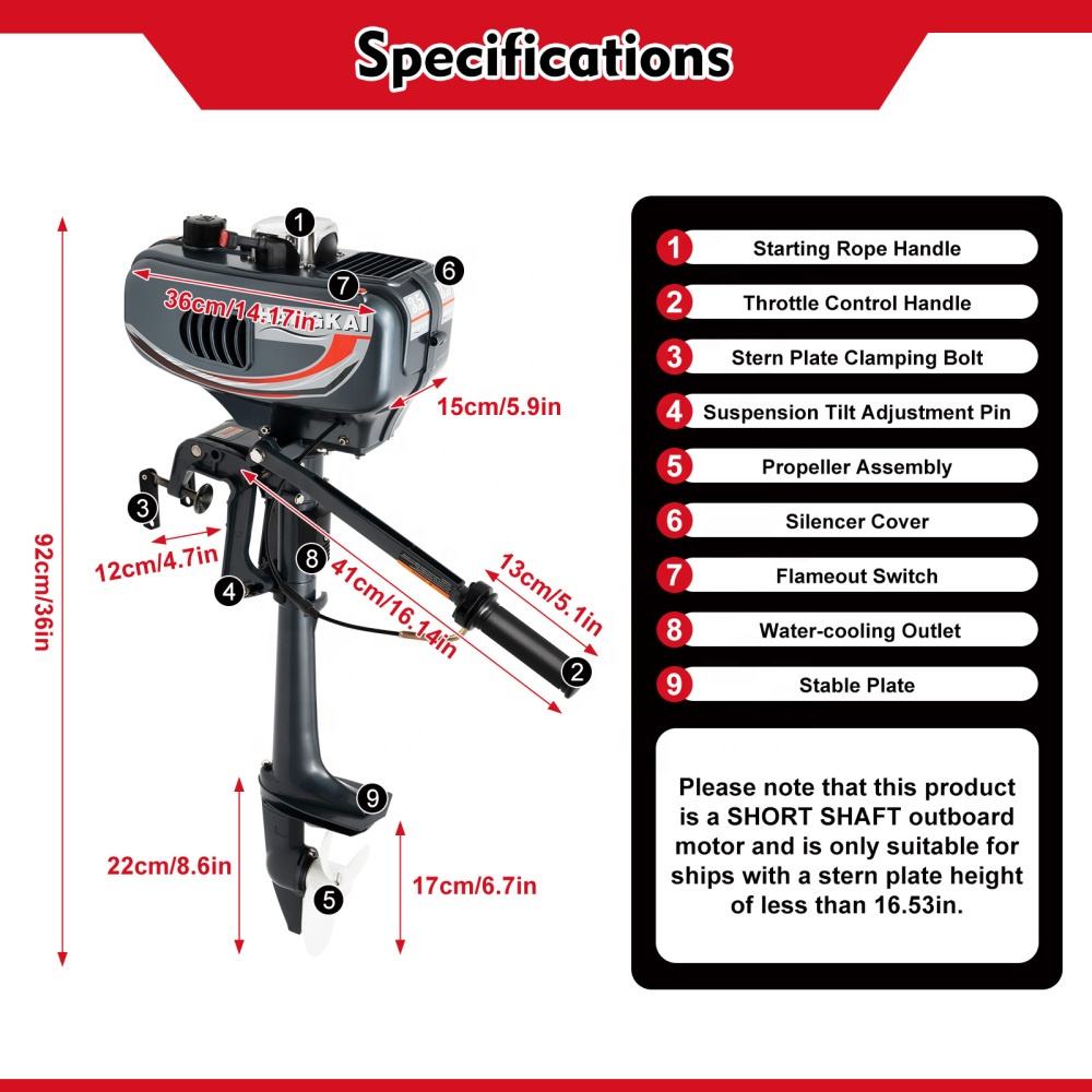 Fishing Boat Outboard Motor - Vente exclusive - Moteurs marins HANGKAI