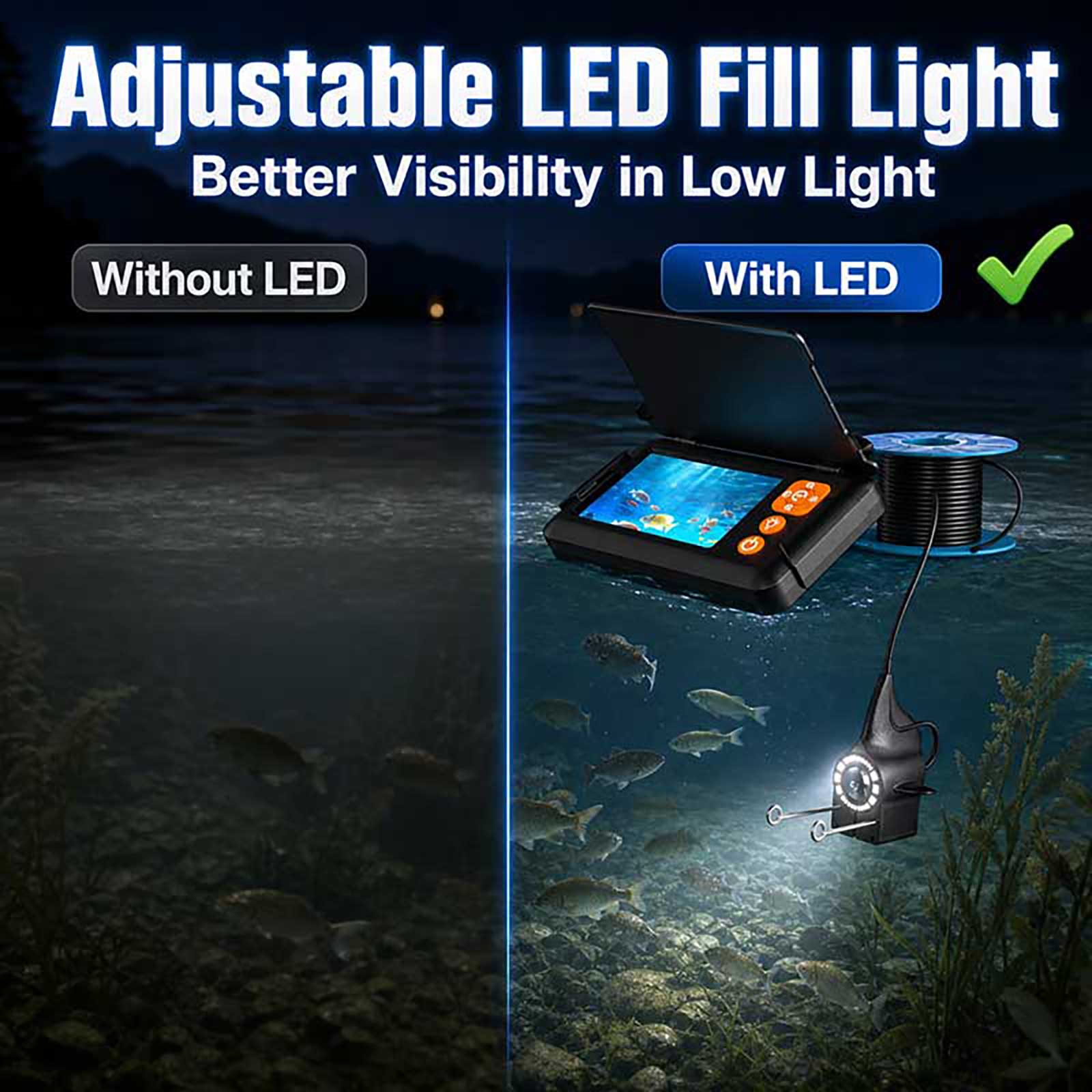 Détecteur de poissons HD 1080P - Fishing Boat Depth Finder avis et prix