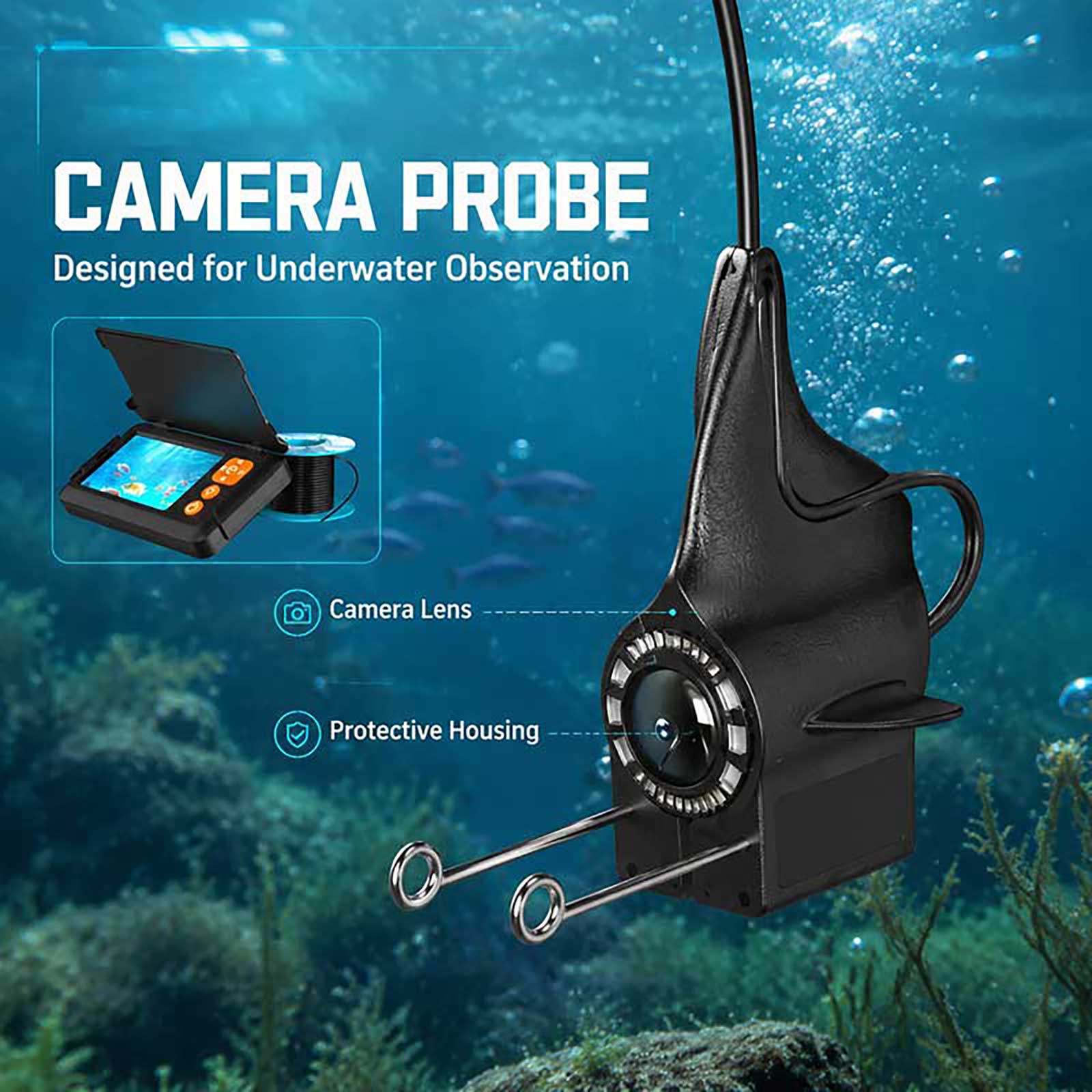 Détecteur de poissons HD 1080P - Fishing Boat Depth Finder avis et prix
