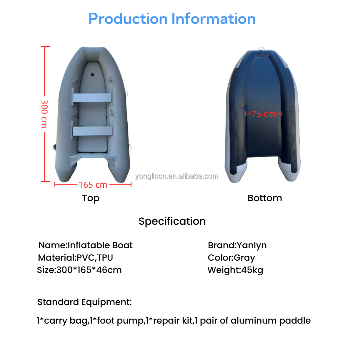 Bateau de pêche gonflable en P - Fishing Boat Inflatable avis et prix